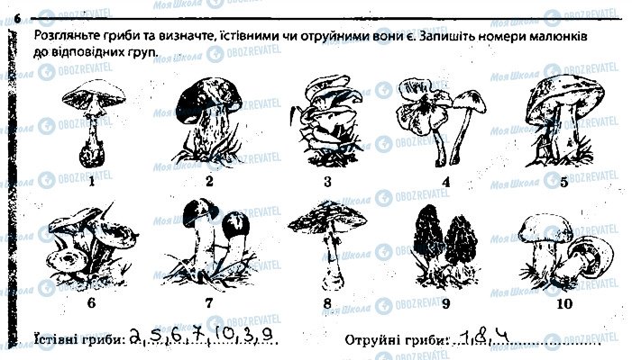 ГДЗ Біологія 6 клас сторінка 6