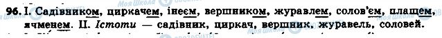 ГДЗ Українська мова 6 клас сторінка 96