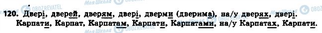 ГДЗ Українська мова 6 клас сторінка 120