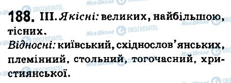 ГДЗ Українська мова 6 клас сторінка 188