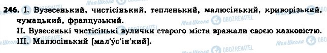 ГДЗ Українська мова 6 клас сторінка 246