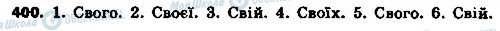ГДЗ Українська мова 6 клас сторінка 400