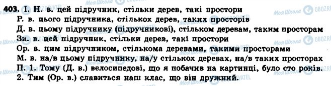 ГДЗ Українська мова 6 клас сторінка 403