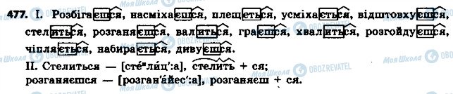 ГДЗ Українська мова 6 клас сторінка 477