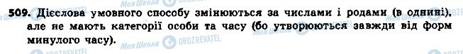 ГДЗ Українська мова 6 клас сторінка 509