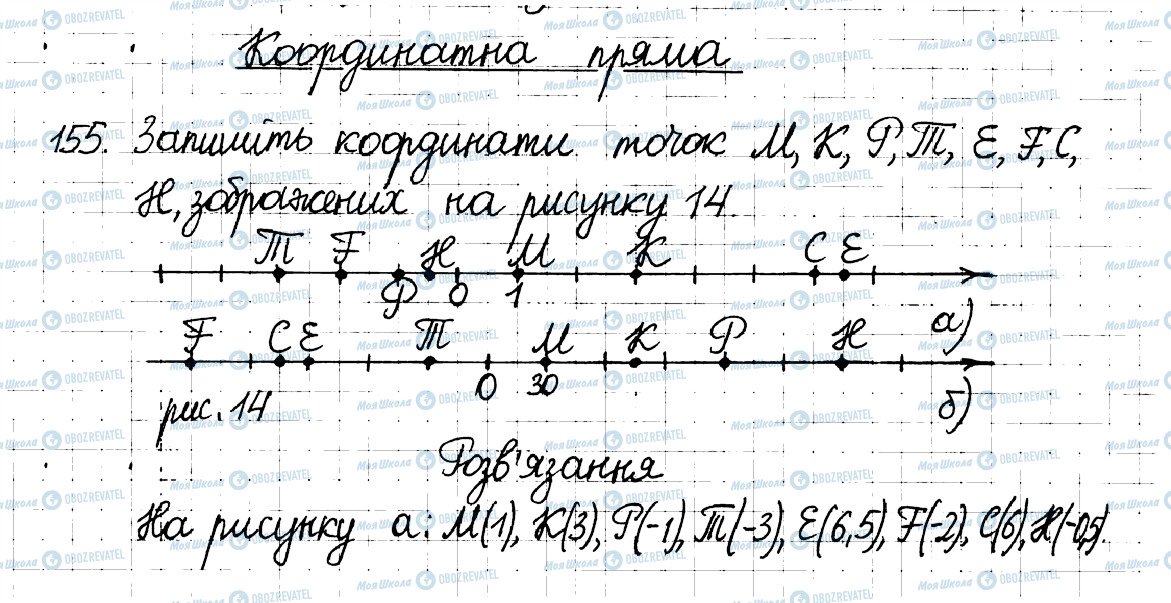 ГДЗ Математика 6 класс страница 155