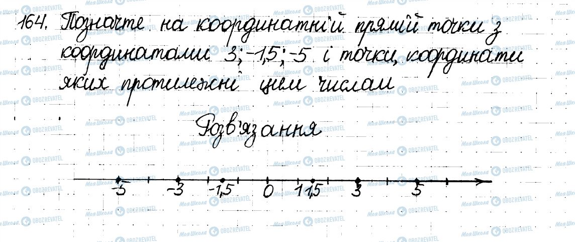 ГДЗ Математика 6 класс страница 164