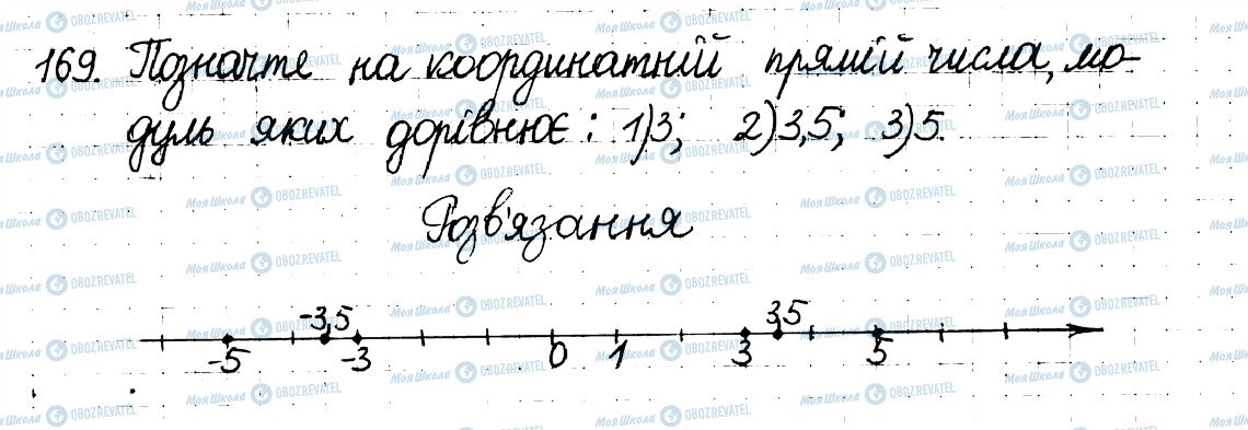 ГДЗ Математика 6 клас сторінка 169