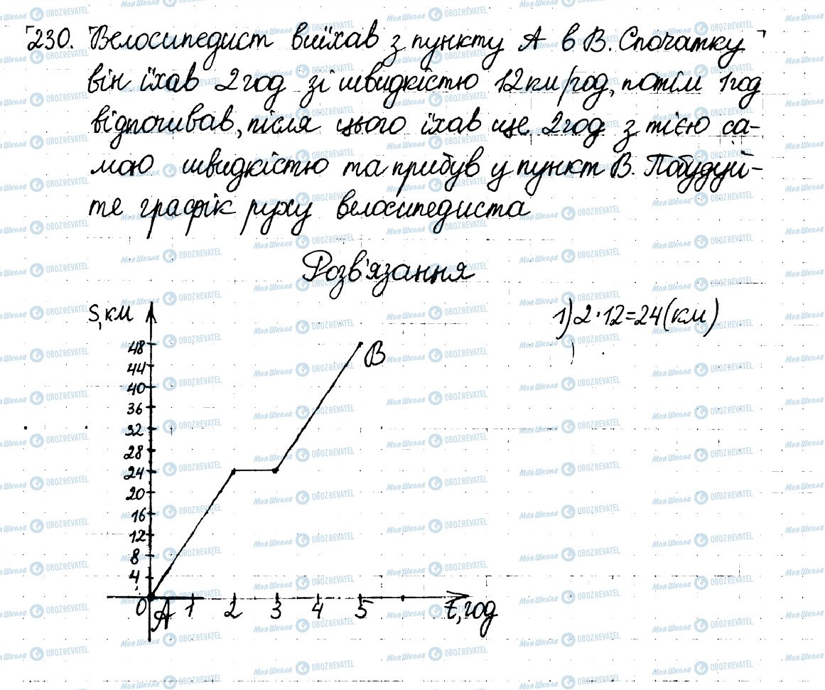 ГДЗ Математика 6 клас сторінка 230
