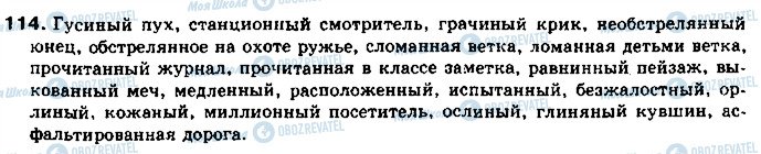 ГДЗ Російська мова 11 клас сторінка 114