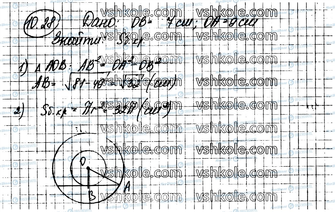 ГДЗ Геометрія 11 клас сторінка 28