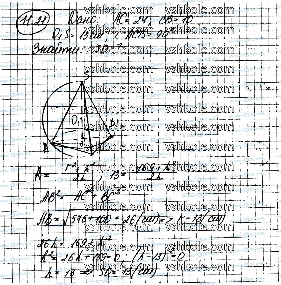 ГДЗ Геометрія 11 клас сторінка 21