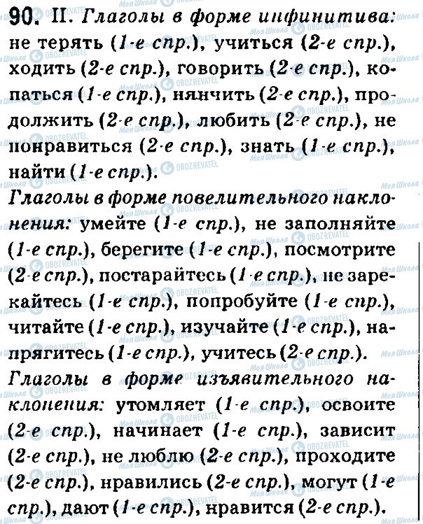 ГДЗ Русский язык 7 класс страница 90