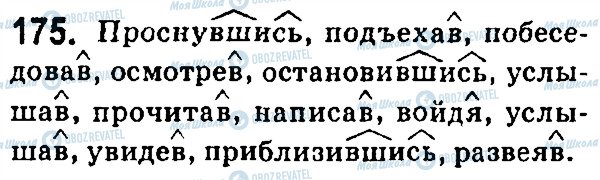 ГДЗ Російська мова 7 клас сторінка 175