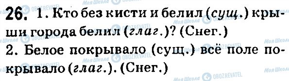 ГДЗ Російська мова 7 клас сторінка 26