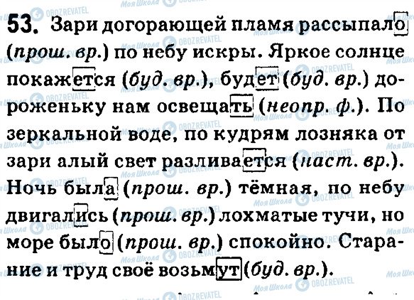 ГДЗ Російська мова 7 клас сторінка 53