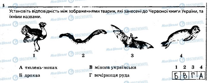 ГДЗ Біологія 7 клас сторінка 5