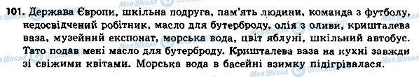 ГДЗ Українська мова 8 клас сторінка 101