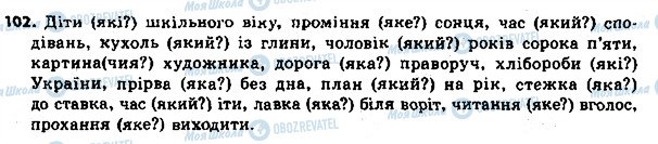 ГДЗ Українська мова 8 клас сторінка 102