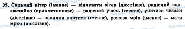 ГДЗ Українська мова 8 клас сторінка 35