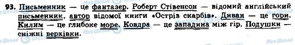 ГДЗ Українська мова 8 клас сторінка 93