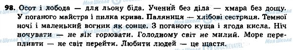 ГДЗ Українська мова 8 клас сторінка 98