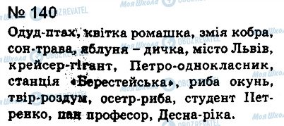 ГДЗ Українська мова 8 клас сторінка 140