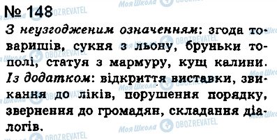 ГДЗ Укр мова 8 класс страница 148