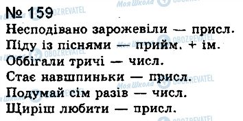 ГДЗ Українська мова 8 клас сторінка 159