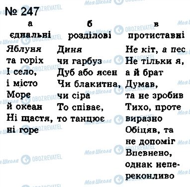 ГДЗ Укр мова 8 класс страница 247