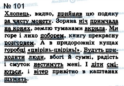 ГДЗ Українська мова 8 клас сторінка 101