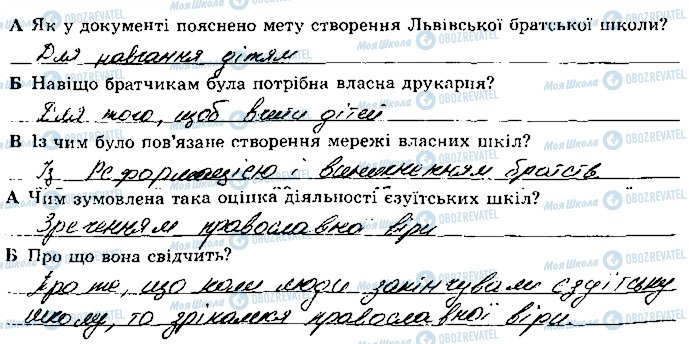 ГДЗ История Украины 8 класс страница 36