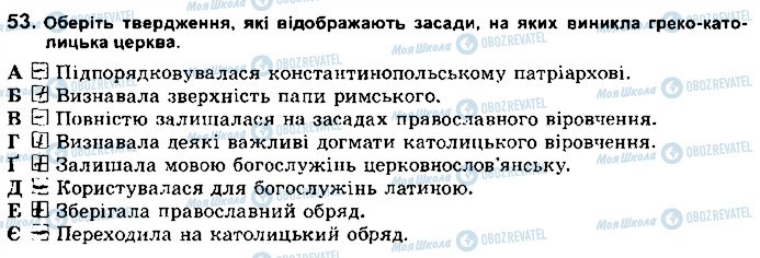 ГДЗ Історія України 8 клас сторінка 53