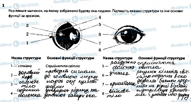 ГДЗ Биология 8 класс страница 3