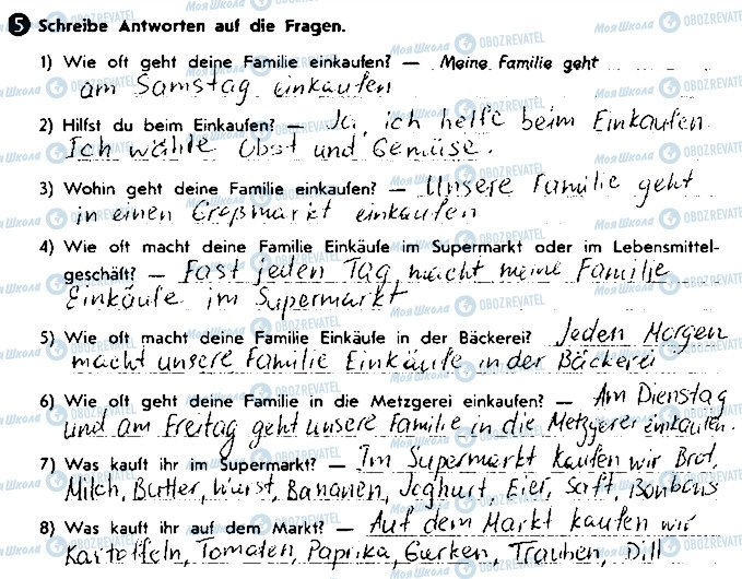 ГДЗ Німецька мова 8 клас сторінка ст30впр5