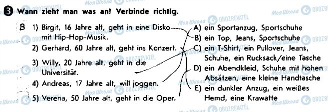 ГДЗ Німецька мова 8 клас сторінка ст35впр3