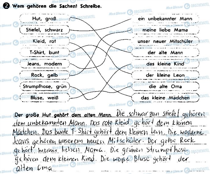 ГДЗ Німецька мова 8 клас сторінка ст38впр2