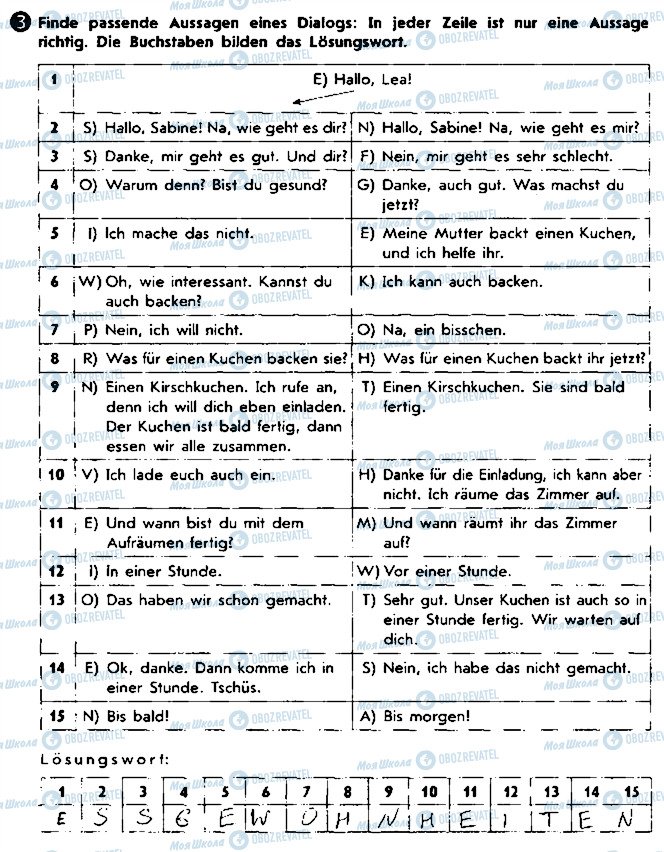 ГДЗ Німецька мова 8 клас сторінка ст42впр3