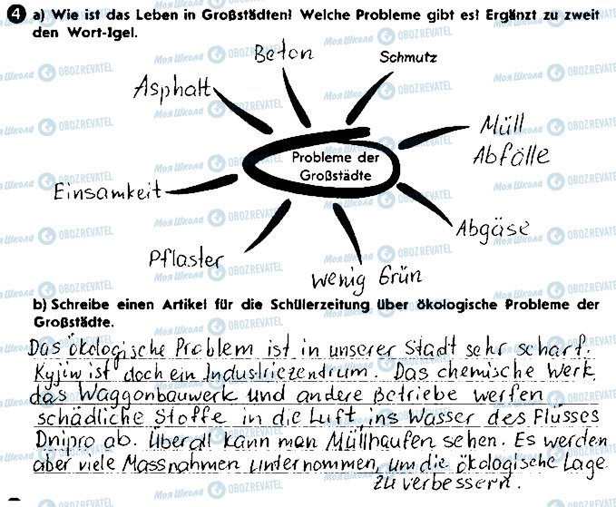 ГДЗ Німецька мова 8 клас сторінка ст76впр4