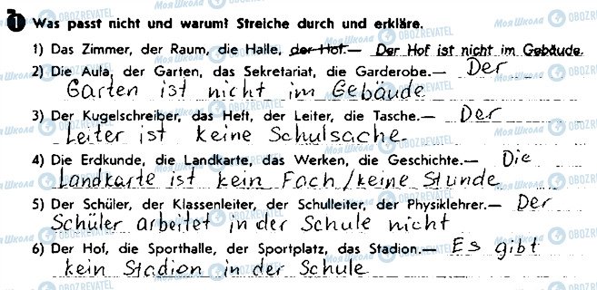 ГДЗ Немецкий язык 8 класс страница ст95впр1