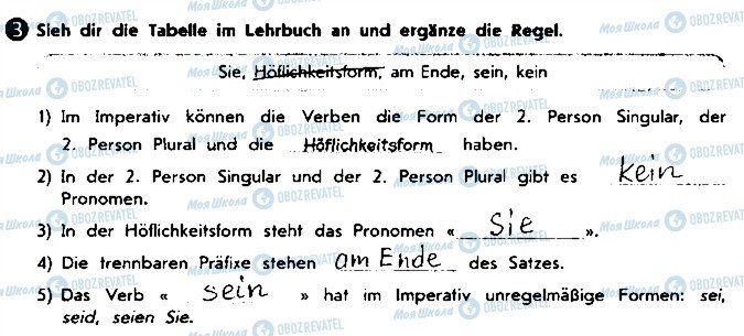 ГДЗ Німецька мова 8 клас сторінка ст98впр3