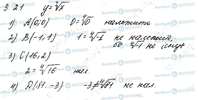 ГДЗ Математика 10 класс страница 21