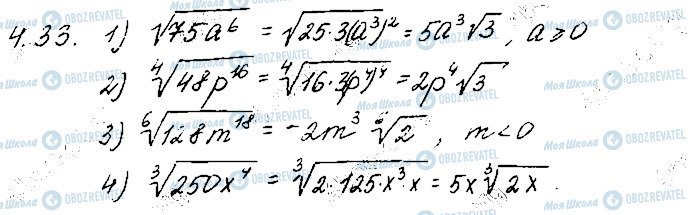 ГДЗ Математика 10 клас сторінка 33