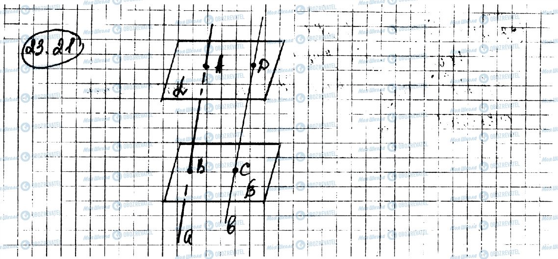 ГДЗ Геометрія 10 клас сторінка 21