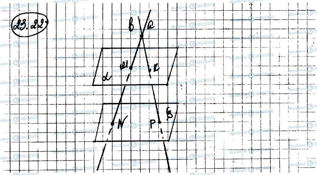 ГДЗ Геометрія 10 клас сторінка 22
