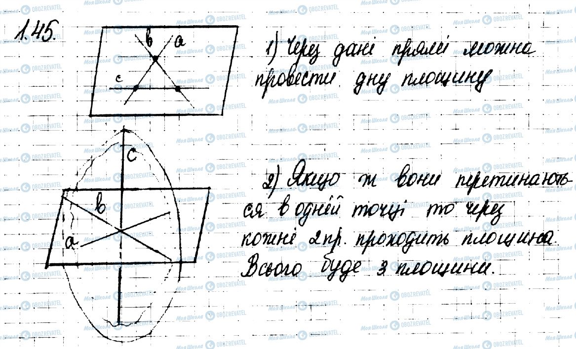 ГДЗ Геометрія 10 клас сторінка 45
