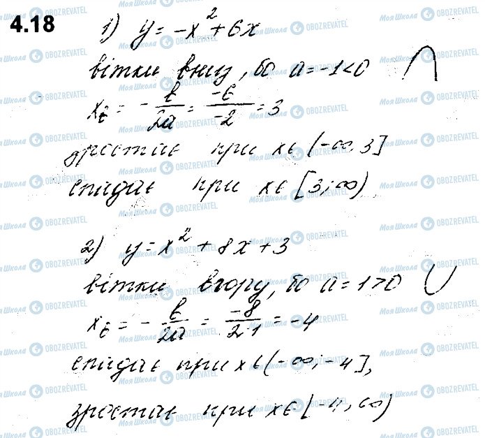 ГДЗ Алгебра 10 класс страница 18