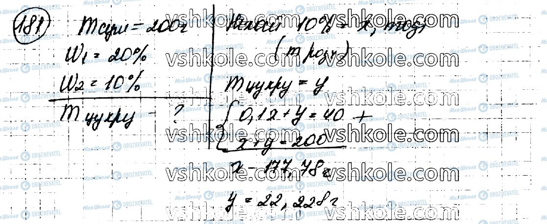 ГДЗ Химия 10 класс страница 181