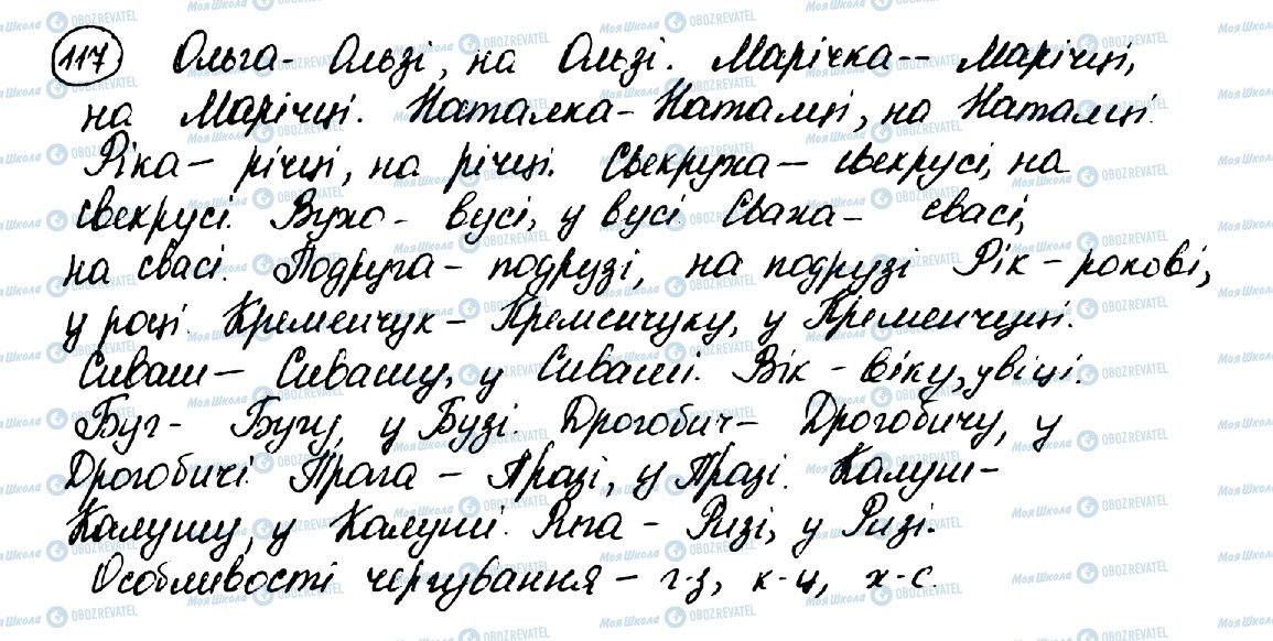 ГДЗ Українська мова 10 клас сторінка 117