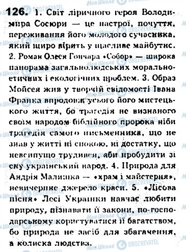 ГДЗ Українська мова 8 клас сторінка 126